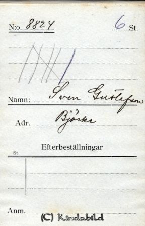Sven Gustafsson Björke
Sven Gustafsson Björke
Nyckelord: Gustafsson Björke