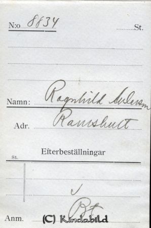 Ragnhild Andersson Ramshult
Ragnhild Andersson Ramshult
Nyckelord: Andersson Ramshult