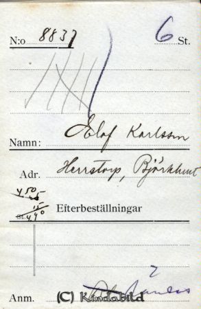 Elof Karlsson Herrstorp Björkhult
Elof Karlsson Herrstorp Björkhult
Nyckelord: Karlsson Herrstorp