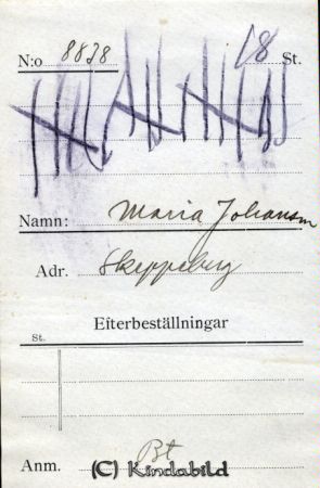 Maria Johansson Skeppeberg
Maria Johansson Skeppeberg
Nyckelord: Johansson Skeppeberg