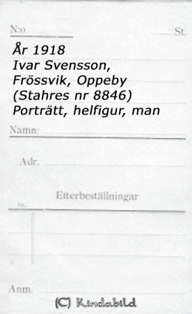 Ivar Svensson Frössvik Oppeby
Ivar Svensson Frössvik Oppeby
Nyckelord: Svensson Frössvik