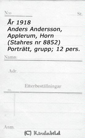 Anders Andersson Äpplerum Horn
Anders Andersson Äpplerum Horn
Nyckelord: Andersson Äpplerum