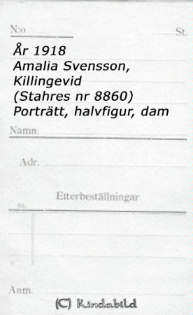 Amalia Svensson Killingevid
Amalia Svensson Killingevid
Nyckelord: Svensson Killingevid