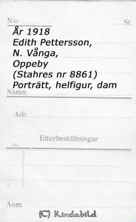 Edith Pettersson  N Vånga Oppeby
Edith Pettersson  N Vånga Oppeby
Nyckelord: Edith Pettersson