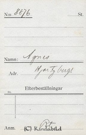 Agnes  Hjortzbergs
Agnes  Hjortzbergs
Nyckelord: Agnes Hjortzbergs
