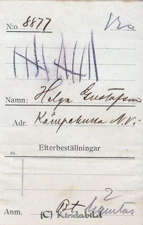Helga Gustafsson Kämpekulla  N Vi
Helga Gustafsson Kämpekulla  N Vi
Nyckelord: Gustafsson Kämpekulla