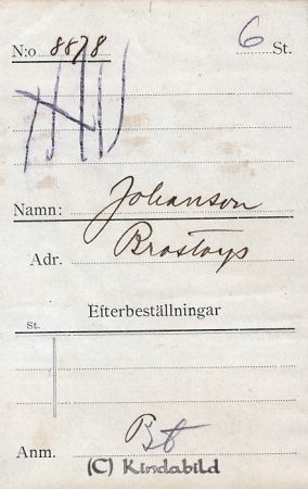 Johansson Brostorp
Johansson Brostorp
Nyckelord: Johansson Brostorp