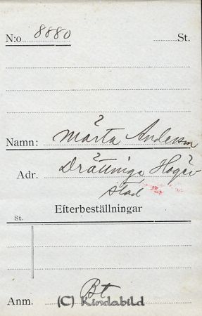 Märta Andersson Drättinge Hägerstad
Märta Andersson Drättinge Hägerstad
Nyckelord: Andersson Drättinge