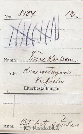 Ture Karlsson Kvarnstugan Verveln
Ture Karlsson Kvarnstugan Verveln
Nyckelord: Karlsson Kvarnstugan
