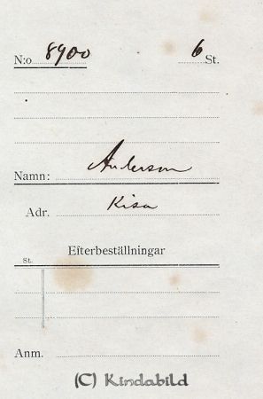 Andersson Kisa
Andersson Kisa
Nyckelord: Andersson Kisa