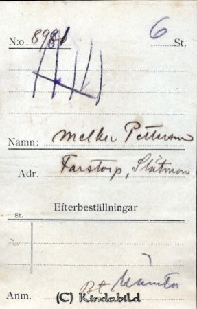 Melker Pettersson Farstorp Slätmon
Melker Pettersson Farstorp Slätmon
Nyckelord: Pettersson Farstorp