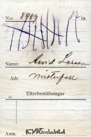 Arvid Larsson Misterfall
Arvid Larsson Misterfall
Nyckelord: Larsson Misterfall