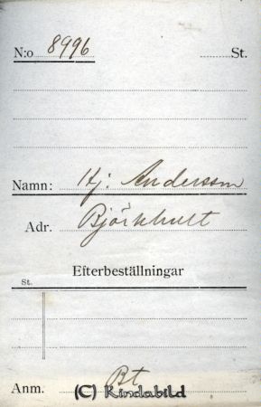 Hj Andersson Björkhult
Hj Andersson Björkhult
Nyckelord: Andersson Björkhult