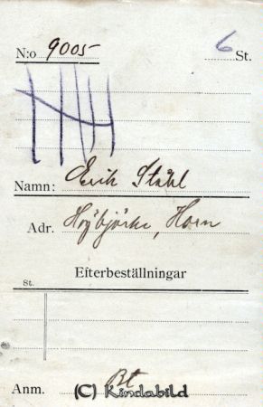 Erik Ståhl Högbjörke Horn
Erik Ståhl Högbjörke Horn 
Nyckelord: Ståhl Högbjörke