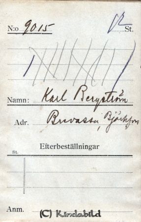 Karl Bergström Brevassa Björkfors
Karl Bergström Brevassa Björkfors
Nyckelord: Bergström Brevassa