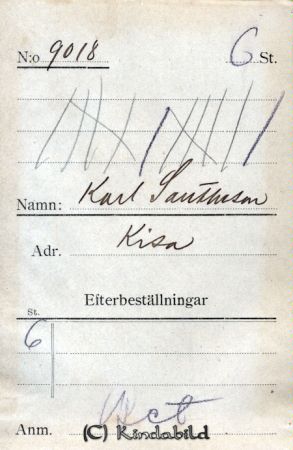 Karl Santhesson Kisa
Karl Santhesson Kisa
Nyckelord: Santhesson Kisa