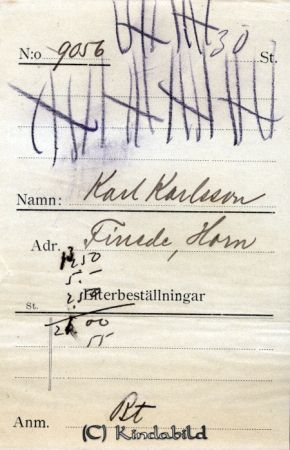 Karl Karlsson Finede Horn
Karl Karlsson Finede Horn
Nyckelord: Karlsson Finede