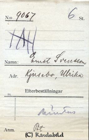 Ernst Svensson Kjusebo Ulrika
Ernst Svensson Kjusebo Ulrika
Nyckelord: Svensson Kjusebo