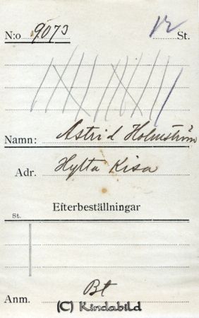 Astrid Holmström Hylta Kisa
Astrid Holmström Hylta Kisa
Nyckelord: Holmström Hylta