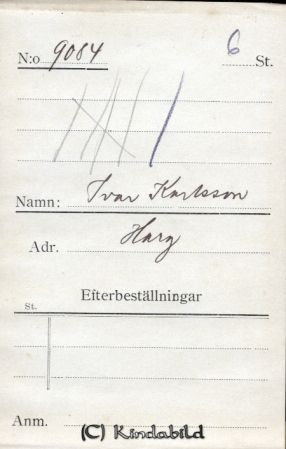 Ivar Karlsson Harg
Ivar Karlsson Harg
Nyckelord: Karlsson Harg