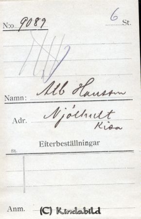 Alb Hansson Njölhult Kisa
Alb Hansson Njölhult Kisa
Nyckelord: Hansson Njölhult