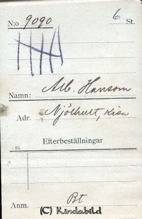 Alb Hansson Njölhult Kisa
Alb Hansson Njölhult Kisa
Nyckelord: Hansson Njölhult