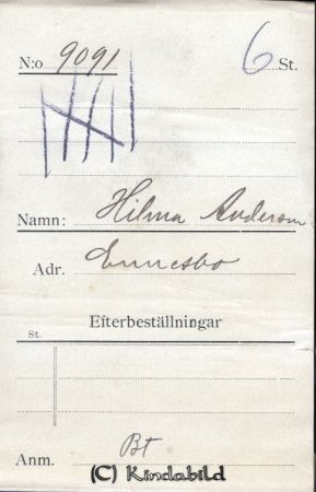 Hilma Andersson Ennesbo
Hilma Andersson Ennesbo
Nyckelord: Andersson Ennesbo