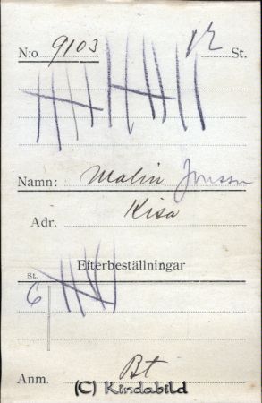 Malin Jonsson Kisa
Malin Jonsson Kisa
Nyckelord: Malin Jonsson