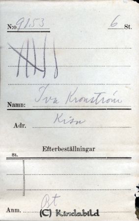 Iva Kronström Kisa
Iva Kronström Kisa
Nyckelord: Iva Kronström