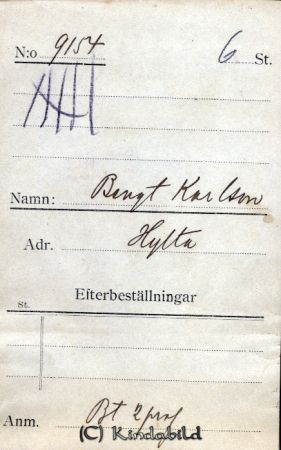 Bengt Karlsson Hylta
Bengt Karlsson Hylta
Nyckelord: Karlsson Hylta