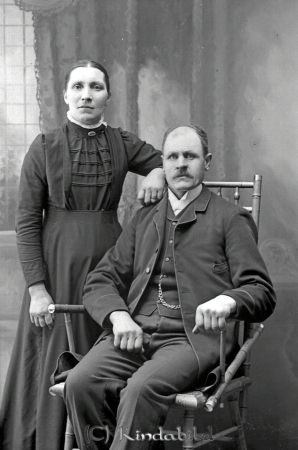 Karl Gustav Johansson och Hulda Josefina Andersdotter
