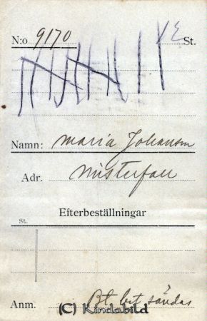Maria Johansson Misterfall
Maria Johansson Misterfall
Nyckelord: Johansson Misterfall