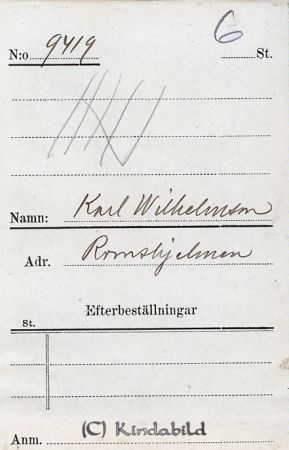 Karl Wilhelmsson  Romshjelmen
Karl Wilhelmsson  Romshjelmen
Nyckelord: Wilhelmsson Romshjelmen