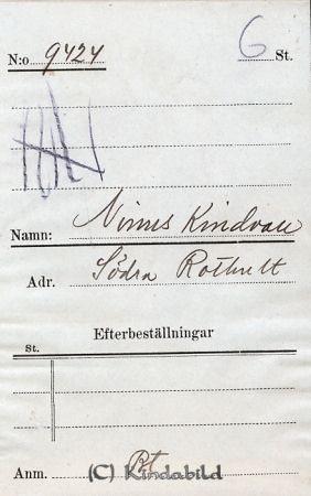 Ninus Kindvall  Södra Rothult
Ninus Kindvall  Södra Rothult
Nyckelord: Ninus Kindvall