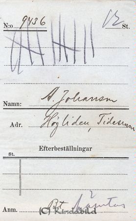 A Johansson  Högliden  Tidersrum
A Johansson  Högliden  Tidersrum
Nyckelord: Johansson Högliden