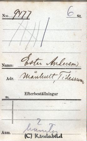 Ester Andersson  Månhult  Tidersrum
Ester Andersson  Månhult  Tidersrum
Nyckelord: Andersson Månhult
