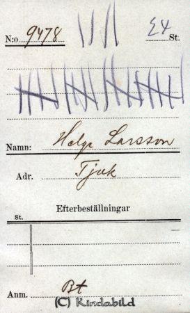 Holger Larsson  Tjuk
Holger Larsson  Tjuk
Nyckelord: Larsson Tjuk