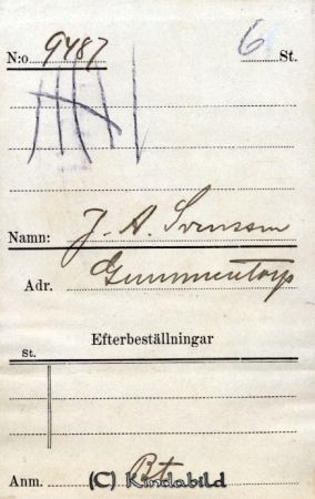 J A Svensson  Gummentorp
J A Svensson  Gummentorp
Nyckelord: Svensson Gummentorp