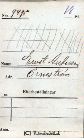 Ernst Andersson  Örneström
Ernst Andersson  Örneström
