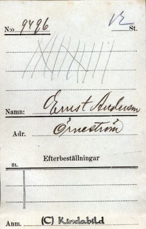 Ernst Andersson  Örneström
Ernst Andersson  Örneström
