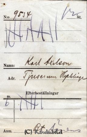 Karl Axelsson  Tjuserum  Hycklinge
Karl Axelsson  Tjuserum  Hycklinge
Nyckelord: Axelsson Tjuserum