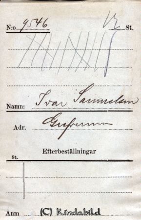 Ivar Samuelsson  Grefverum
Ivar Samuelsson  Grefverum
Nyckelord: Ivar Samuelsson