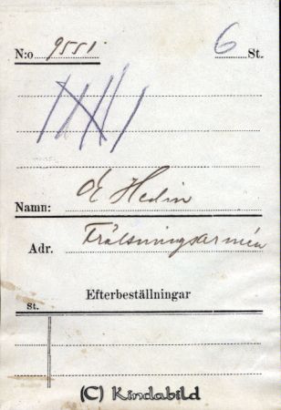E Hedin  Frälsningsarmén
E Hedin  Frälsningsarmén
Nyckelord: Hedin Frälsningsarmén