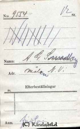 A G Sundberg Målen N Vi
