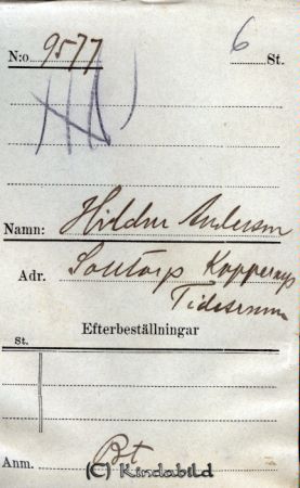 Hildur Andersson  Solltorp  Kopperarp  Tidersrum
Hildur Andersson  Solltorp  Kopperarp  Tidersrum
Nyckelord: Andersson Solltorp