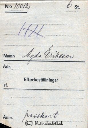 Agda Eriksson
Agda Eriksson
Nyckelord: Agda Eriksson