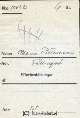 Maria Pettersson  Föllingsö
Maria Pettersson  Föllingsö
Nyckelord: Pettersson Föllingsö
