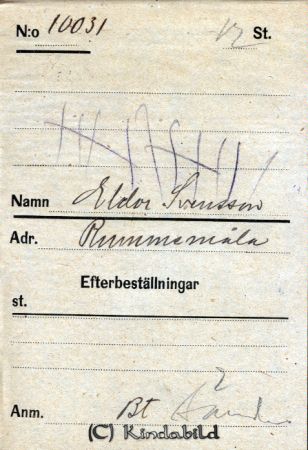 Eldor Svensson Rummemåla
Eldor Svensson Rummemåla
Nyckelord: Svensson Rummemåla