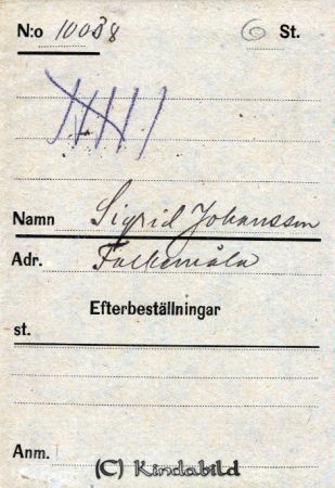 Sigrid Johansson  Falkemåla
Sigrid Johansson  Falkemåla
Nyckelord: Johansson Falkemåla