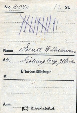 Ernst Wilhelmsson  Gölingstorp  Ulrika
Ernst Wilhelmsson  Gölingstorp  Ulrika
Nyckelord: Wilhelmsson Gölingstorp